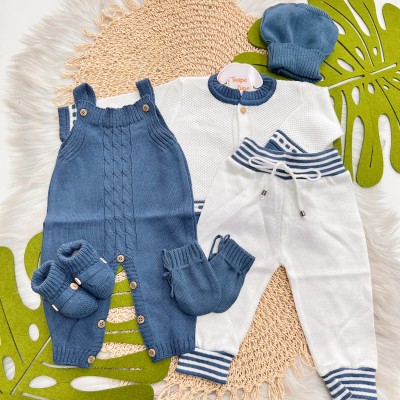 Kit Algodão Doce - Azul Jeans